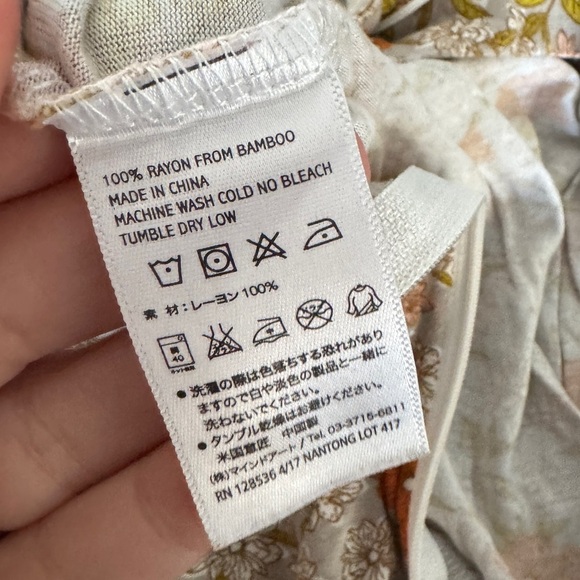 Milkbarn Baby Pajamas 6-9 Months Floral Bamboo Onesie Zip-Up Organic Sleepwear - Picture 5 of 5